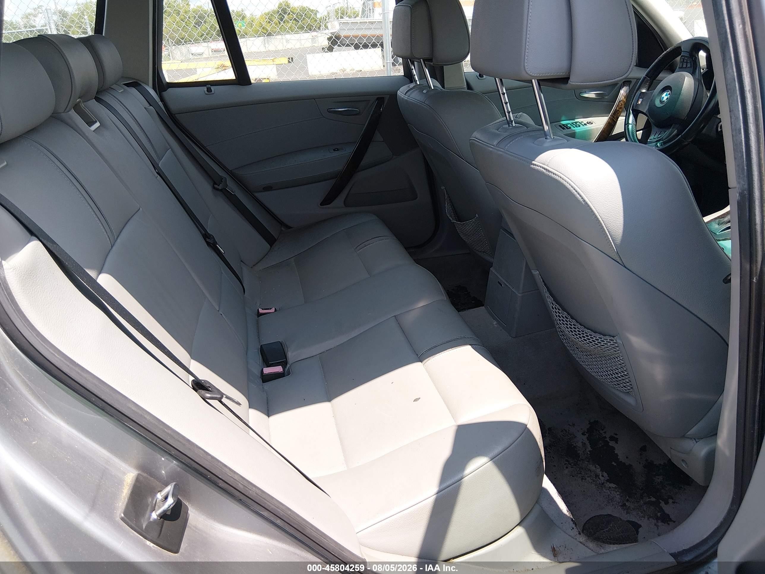 2008 Bmw X3 3.0si Серебряный vin: WBXPC93468WJ09440