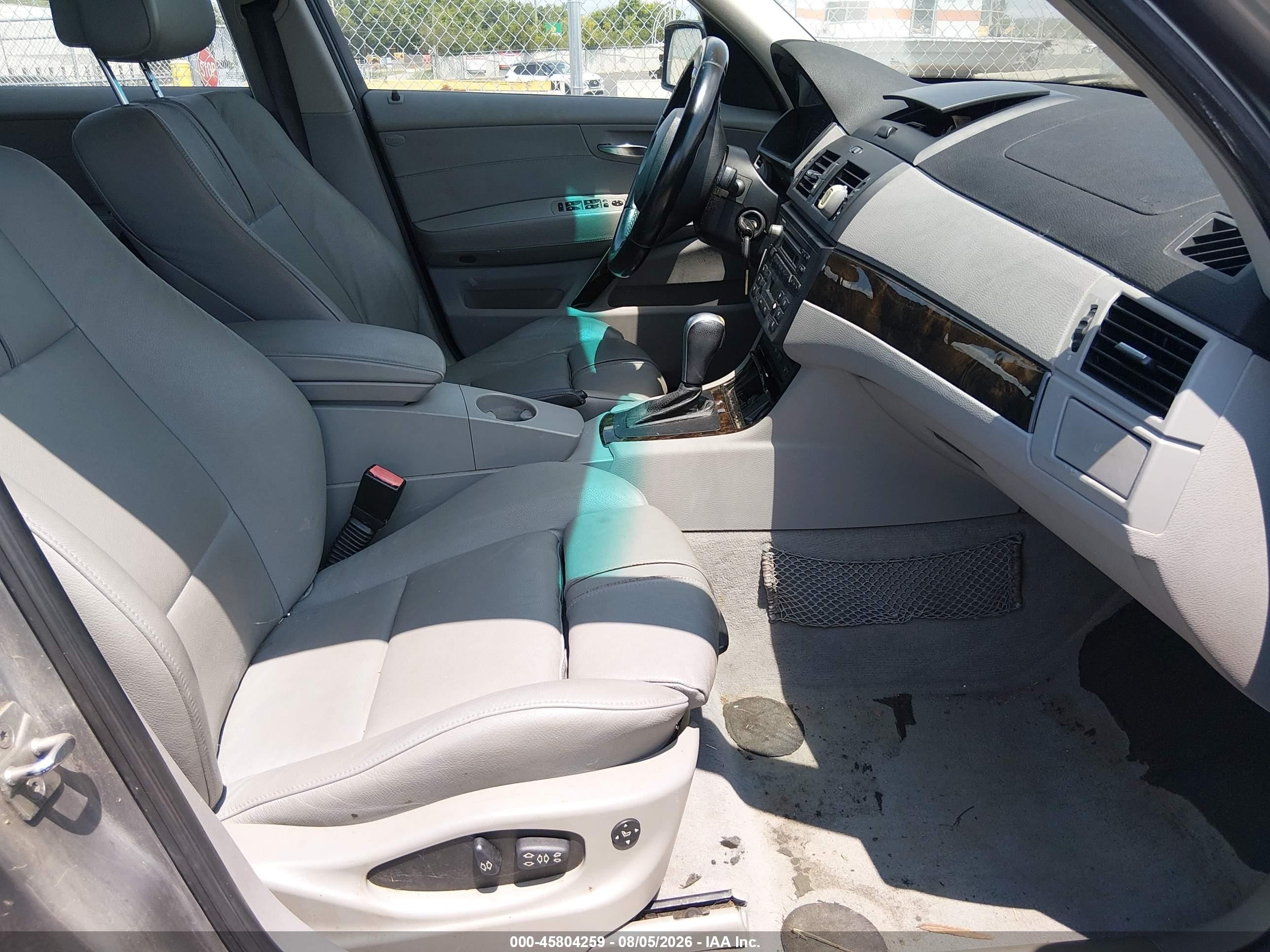 2008 Bmw X3 3.0si Серебряный vin: WBXPC93468WJ09440