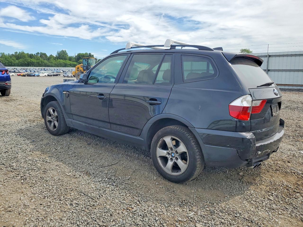 2008 Bmw X3 3.0si Черный vin: WBXPC93468WJ14072