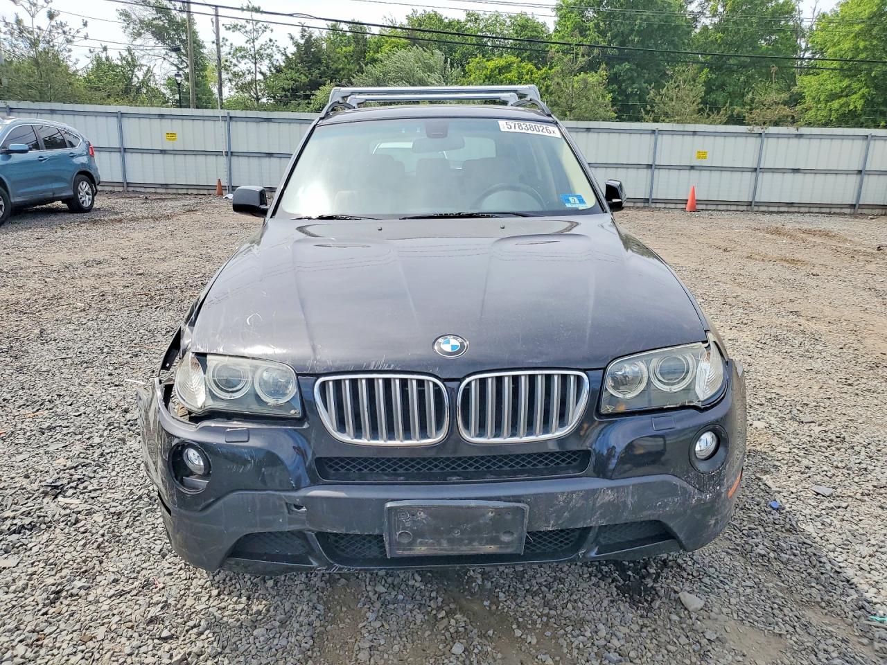 2008 Bmw X3 3.0si Черный vin: WBXPC93468WJ14072