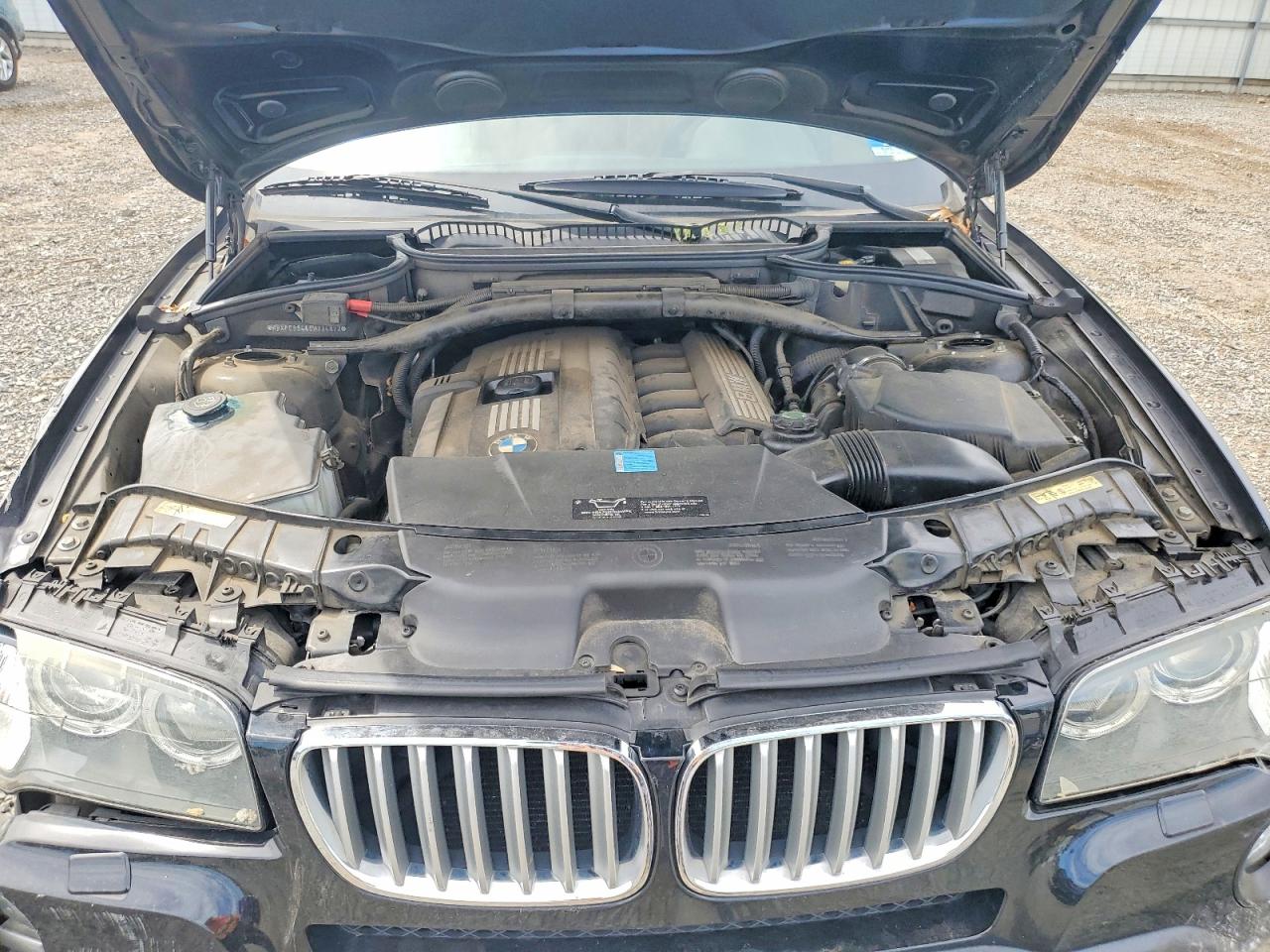2008 Bmw X3 3.0si Черный vin: WBXPC93468WJ14072