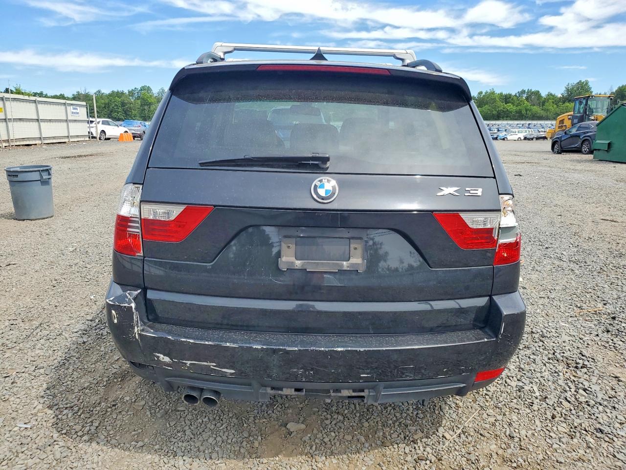 2008 Bmw X3 3.0si Черный vin: WBXPC93468WJ14072