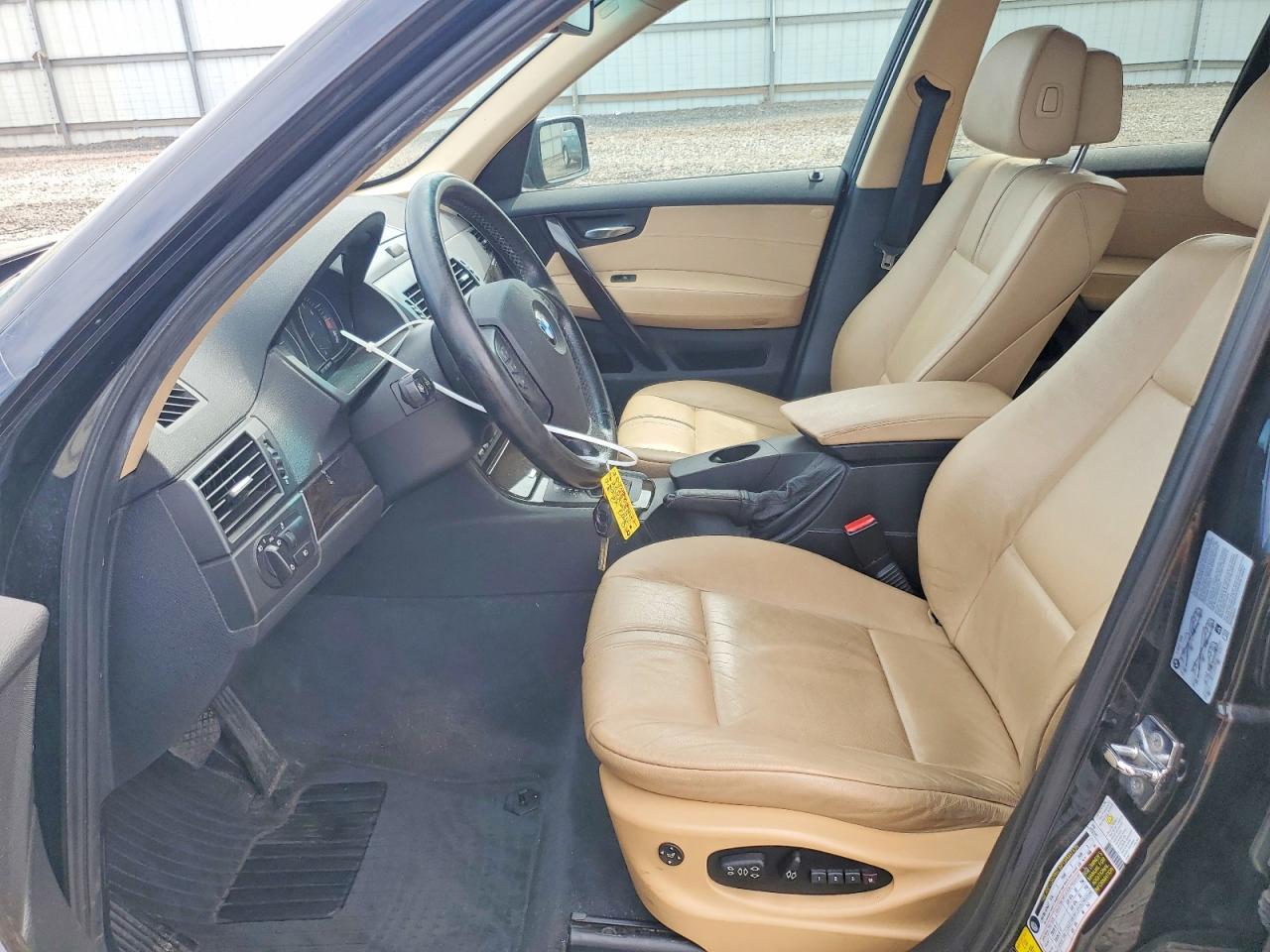 2008 Bmw X3 3.0si Черный vin: WBXPC93468WJ14072
