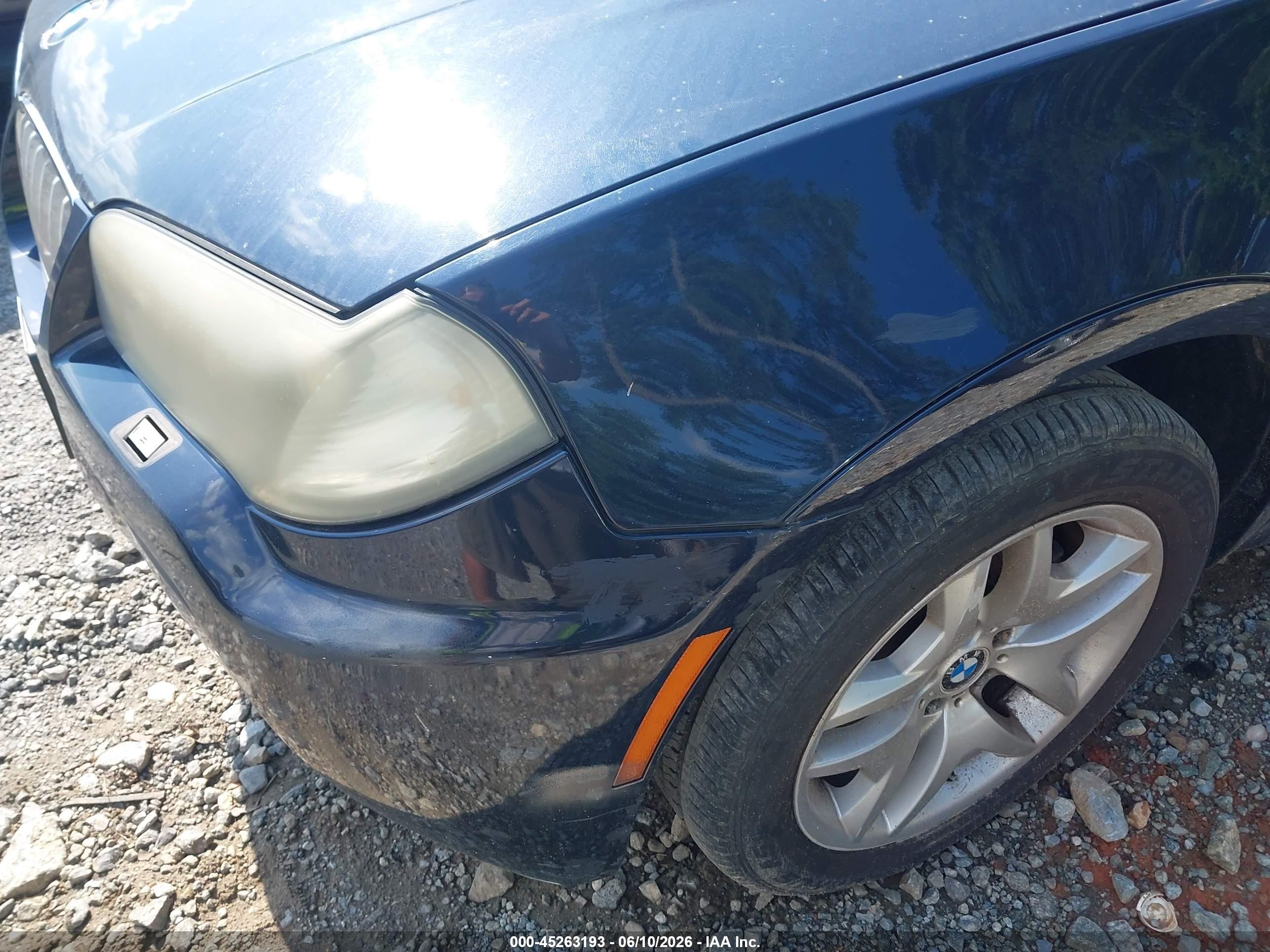 2007 Bmw X3 3.0si Dark Blue vin: WBXPC93477WF01666