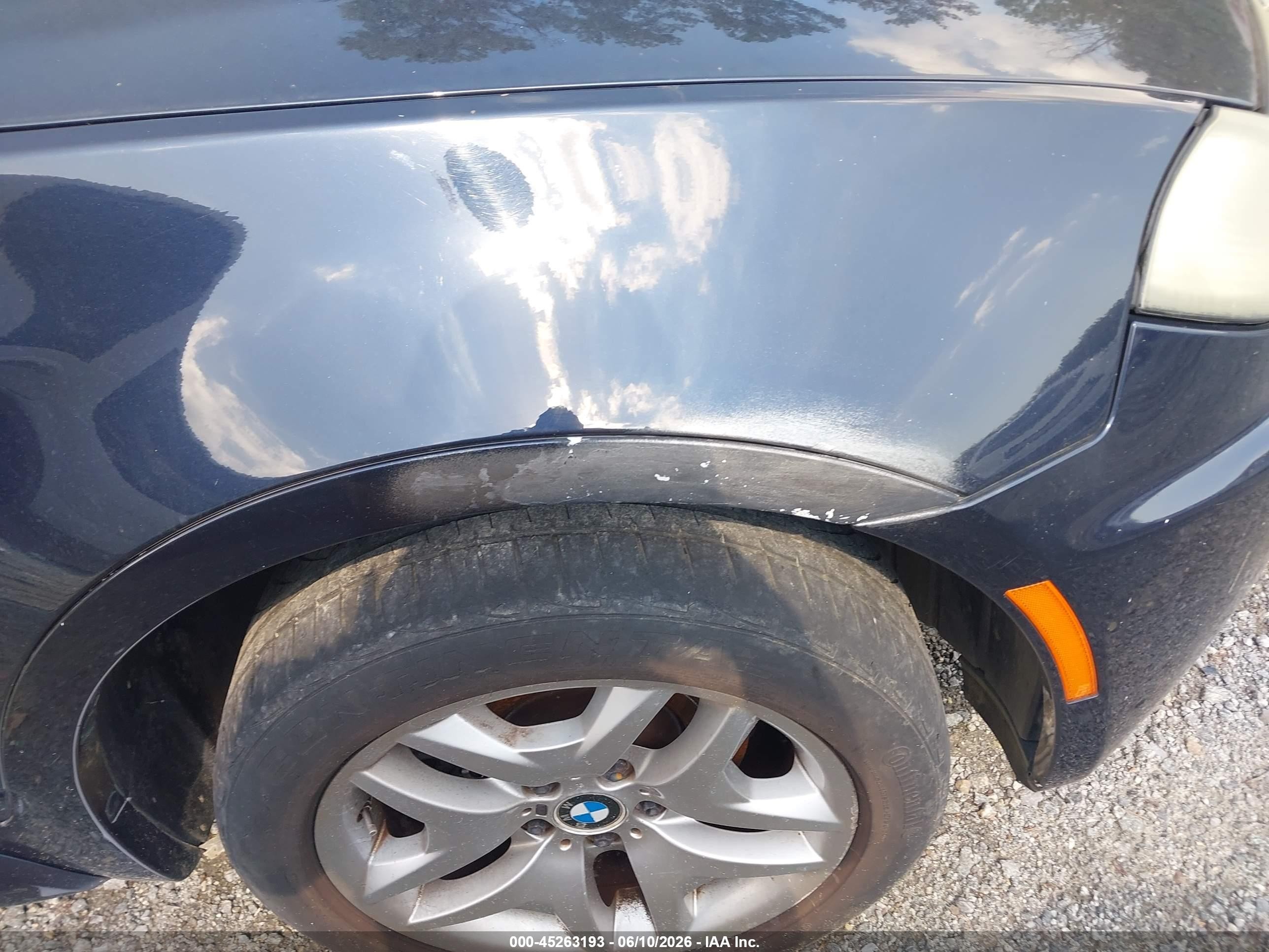 2007 Bmw X3 3.0si Dark Blue vin: WBXPC93477WF01666