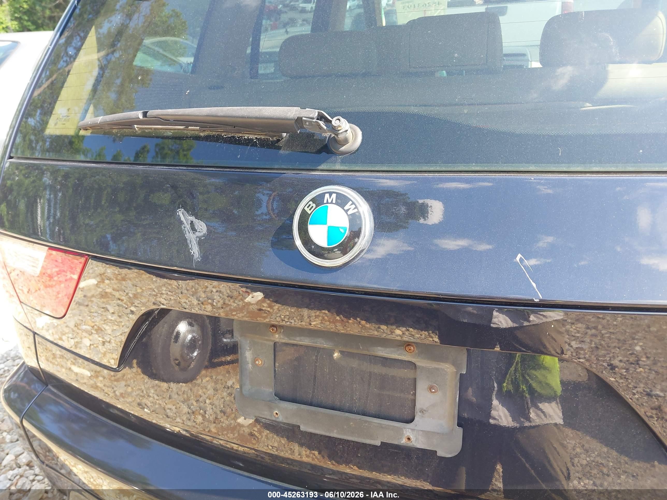 2007 Bmw X3 3.0si Dark Blue vin: WBXPC93477WF01666