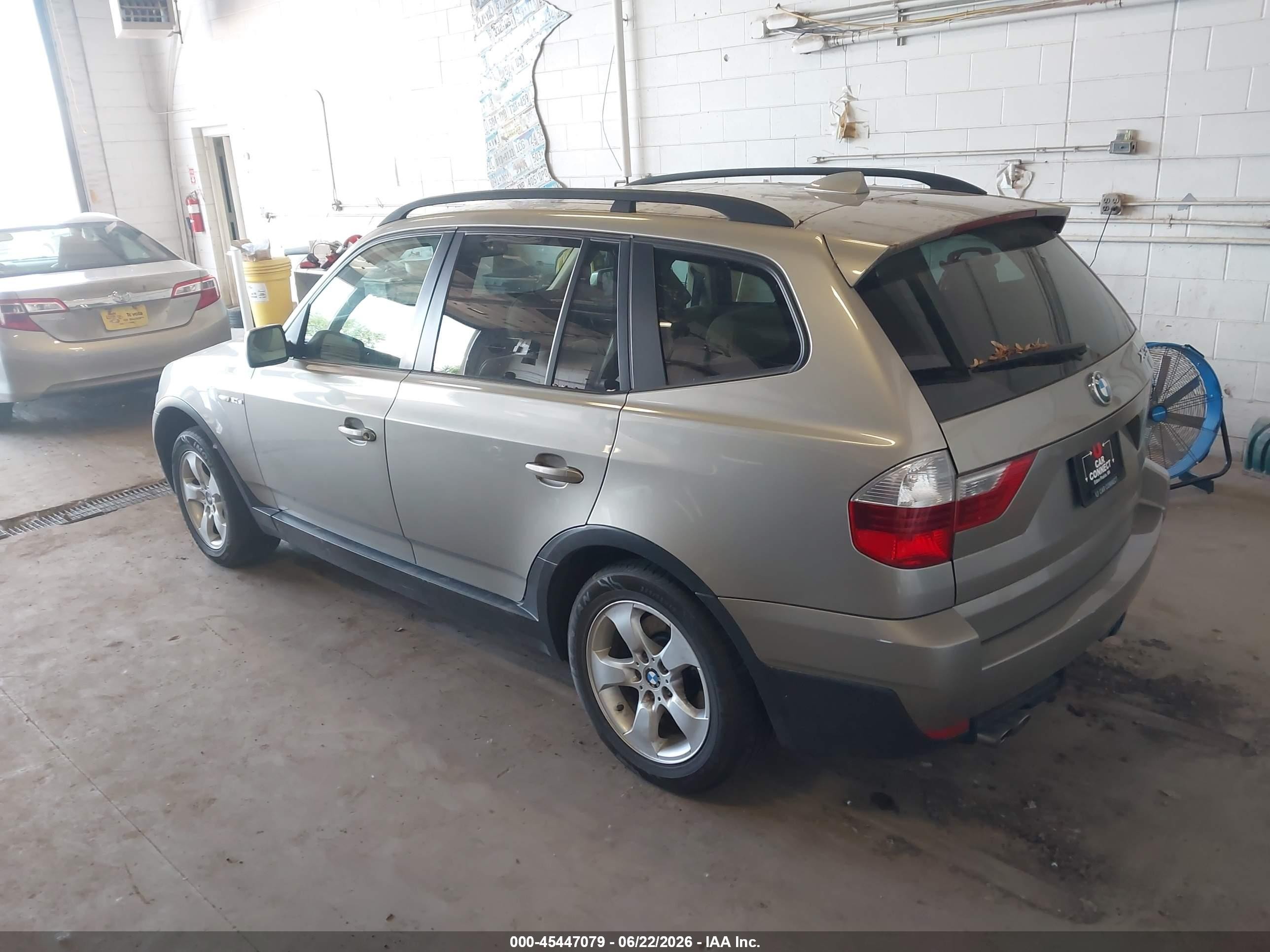 2007 Bmw X3 3.0si Gold vin: WBXPC93477WF08505