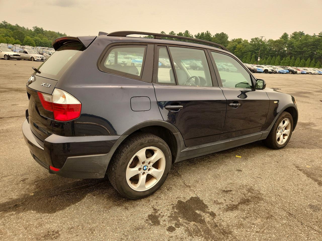 2007 Bmw X3 3.0si Blue vin: WBXPC93477WF17835