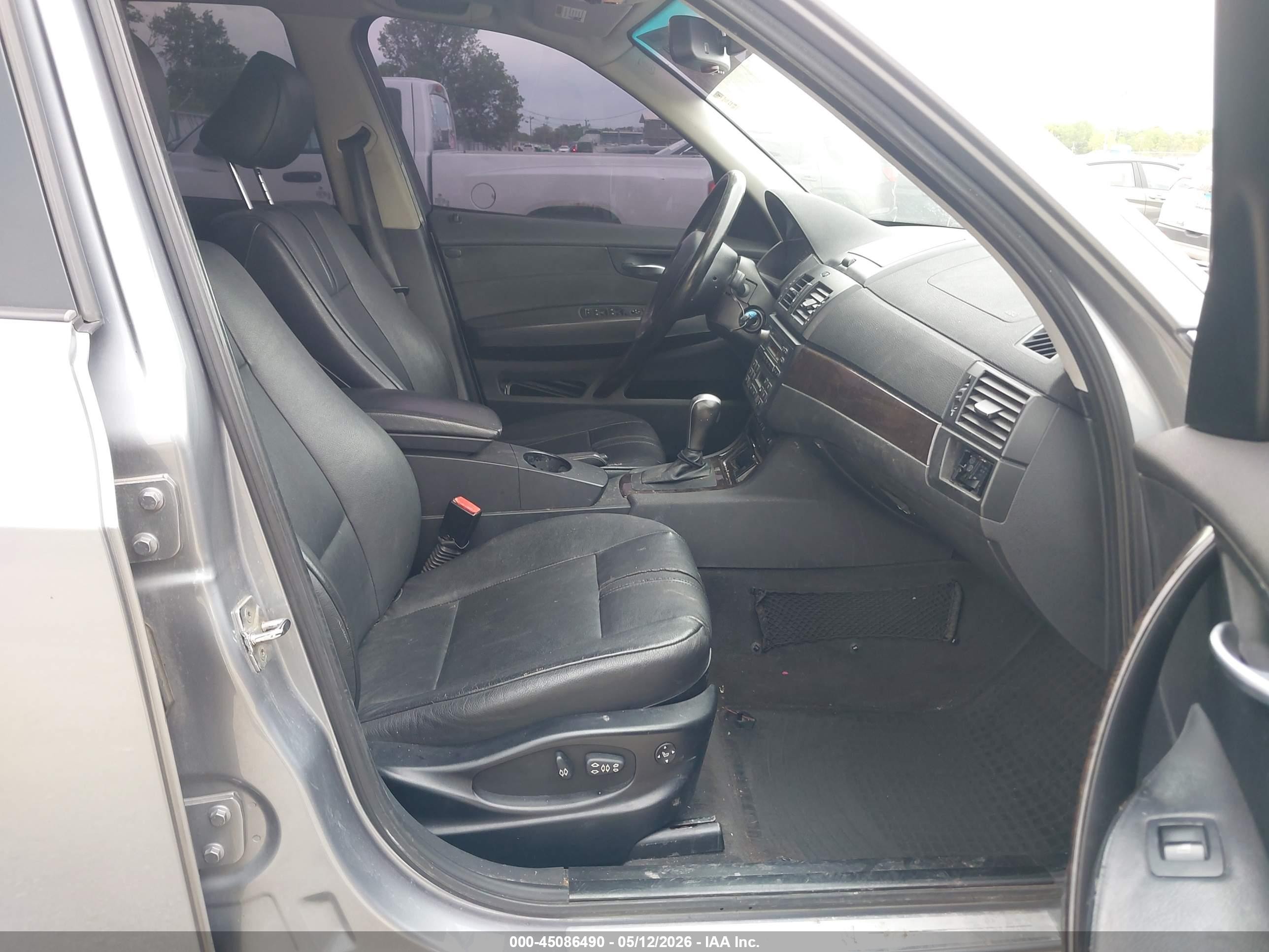 2007 Bmw X3 3.0si Gray vin: WBXPC93477WF28494
