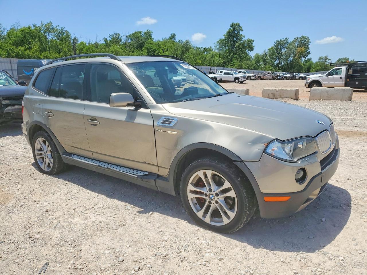 2008 Bmw X3 3.0si Gold vin: WBXPC93478WJ11830