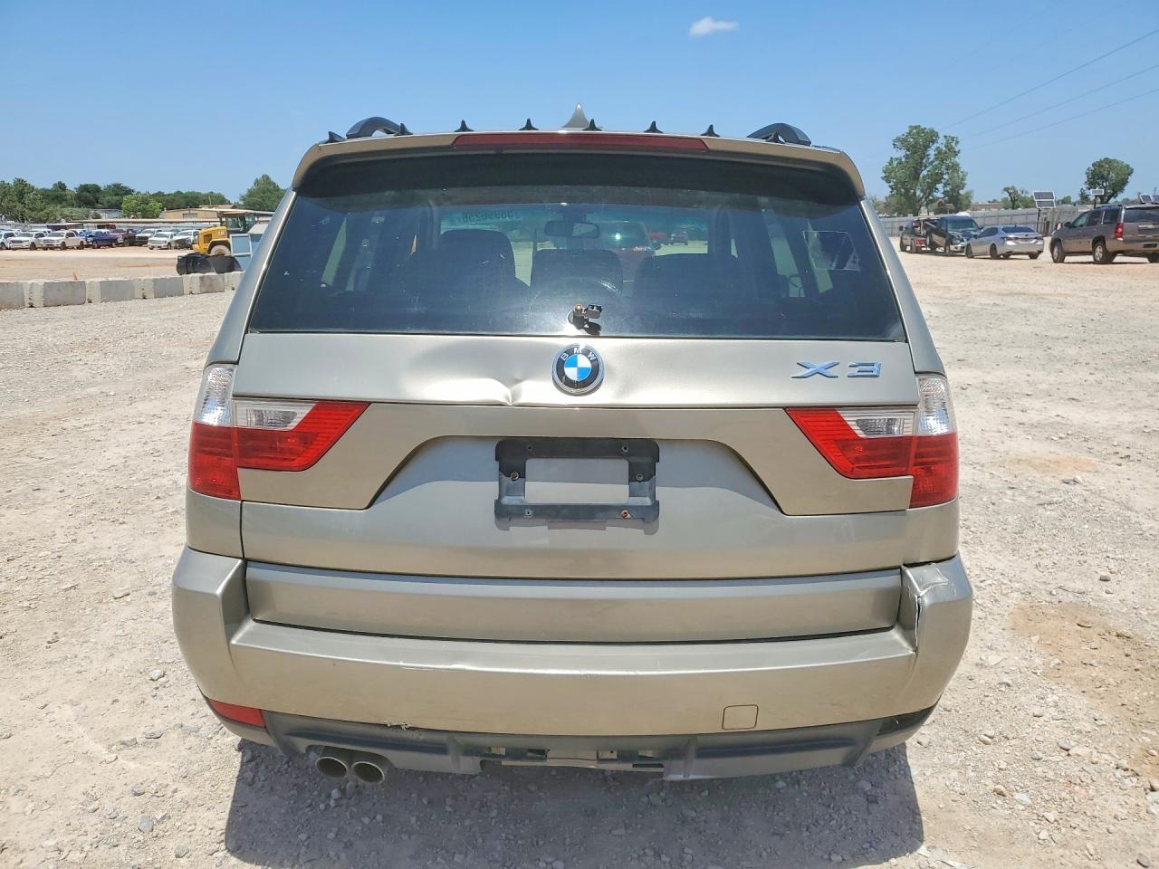 2008 Bmw X3 3.0si Gold vin: WBXPC93478WJ11830