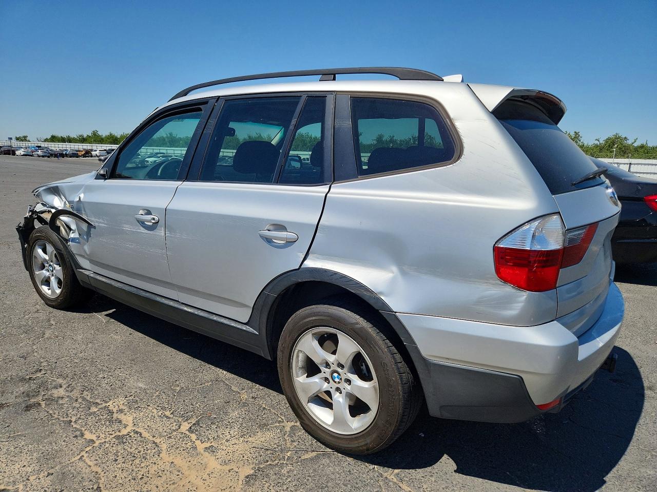 2008 Bmw X3 3.0si Silver vin: WBXPC93478WJ14100