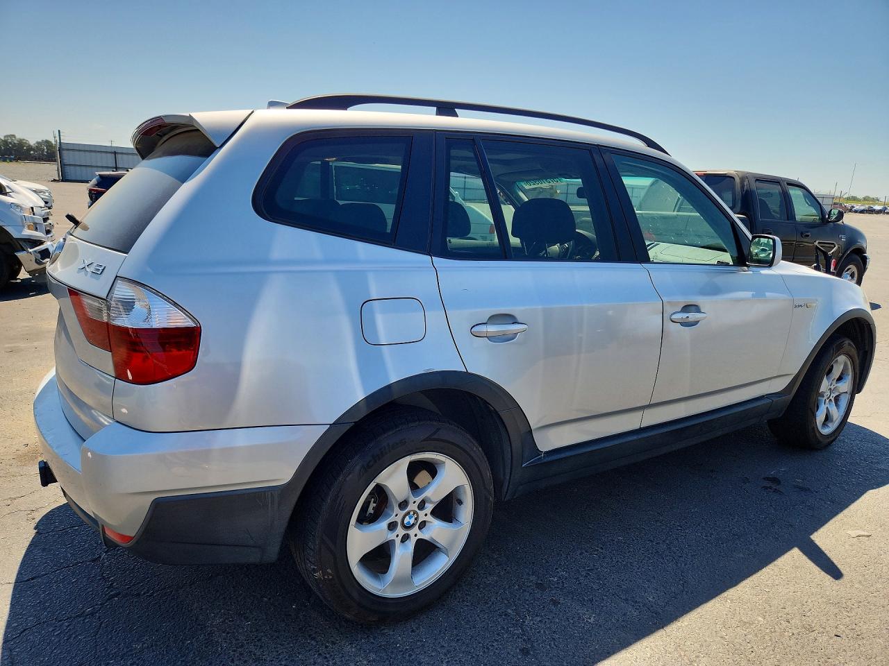 2008 Bmw X3 3.0si Silver vin: WBXPC93478WJ14100