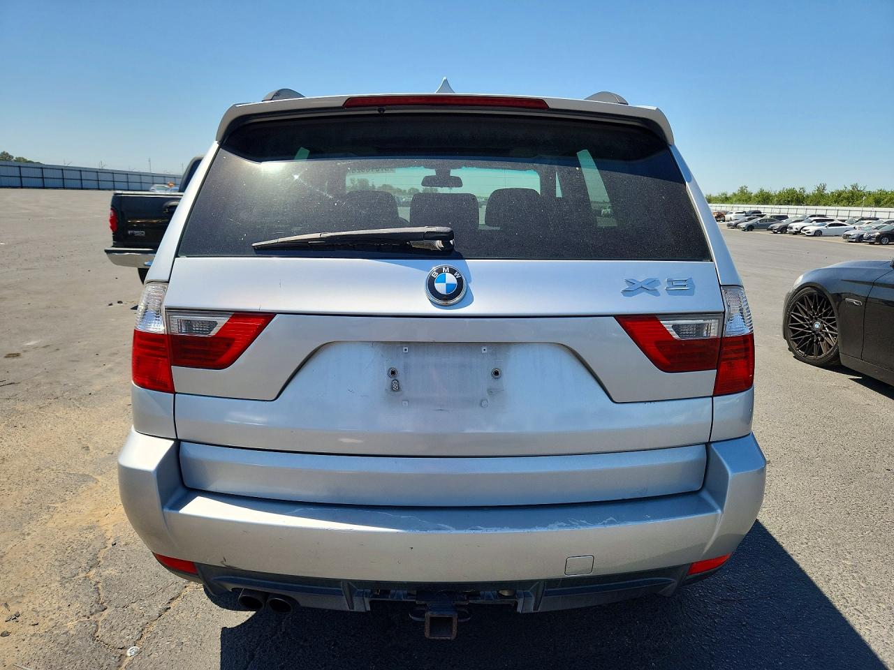 2008 Bmw X3 3.0si Silver vin: WBXPC93478WJ14100