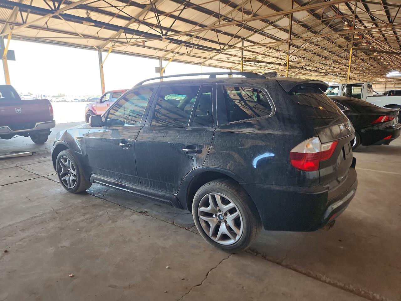 2008 Bmw X3 3.0si Black vin: WBXPC93478WJ16249