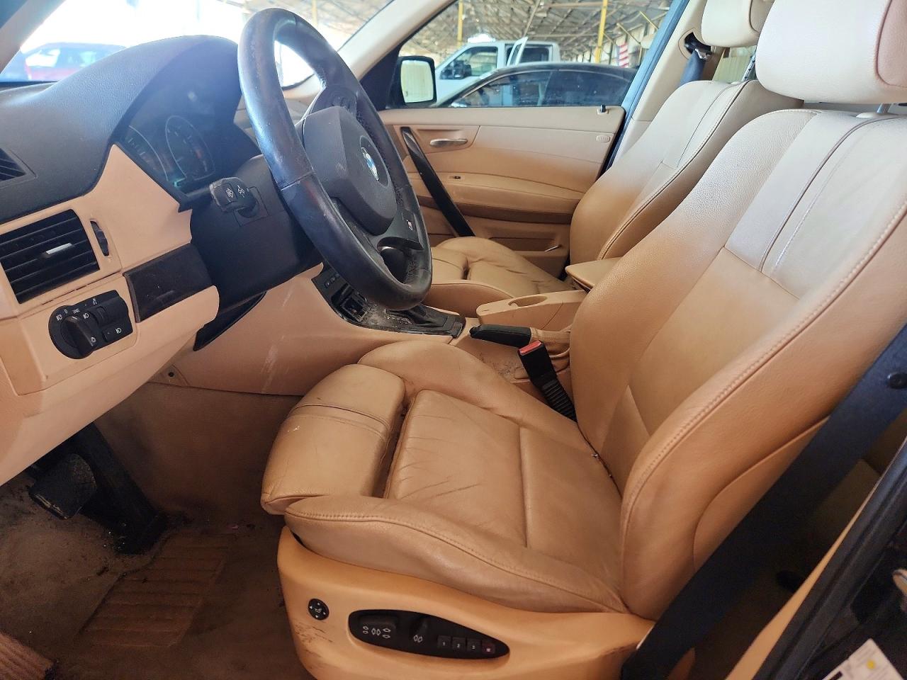 2008 Bmw X3 3.0si Black vin: WBXPC93478WJ16249