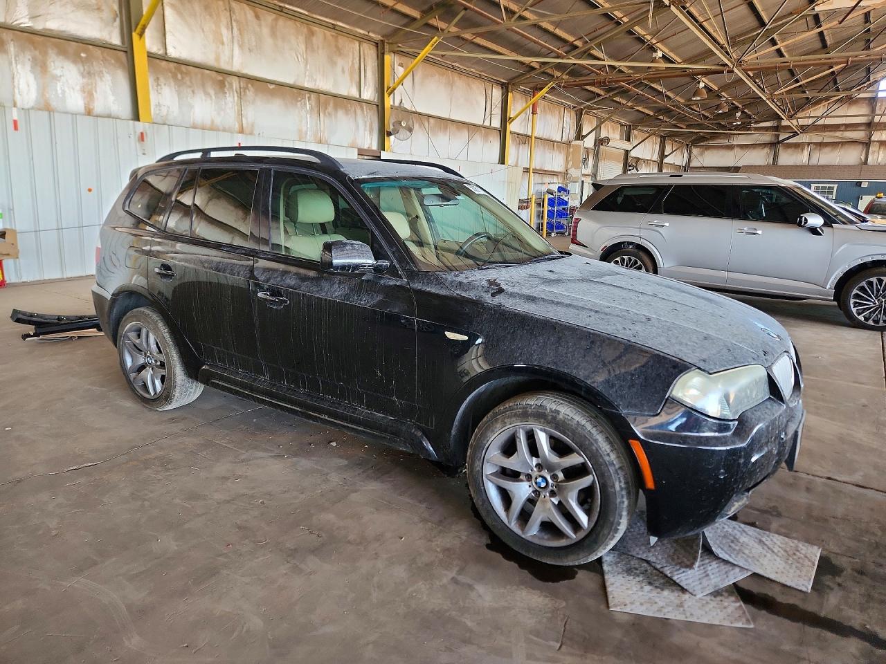 2008 Bmw X3 3.0si Black vin: WBXPC93478WJ16249