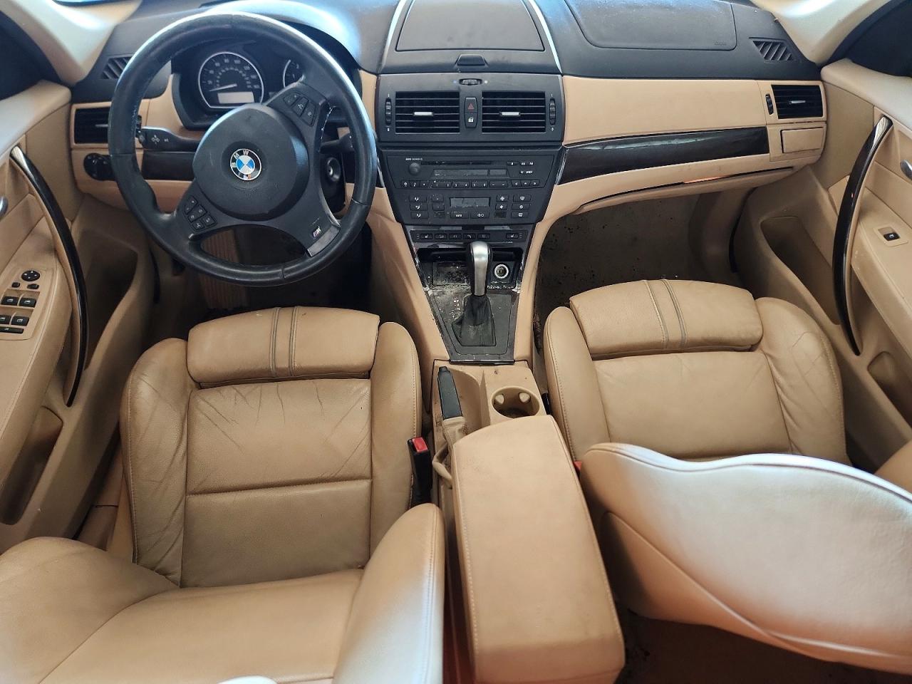 2008 Bmw X3 3.0si Black vin: WBXPC93478WJ16249