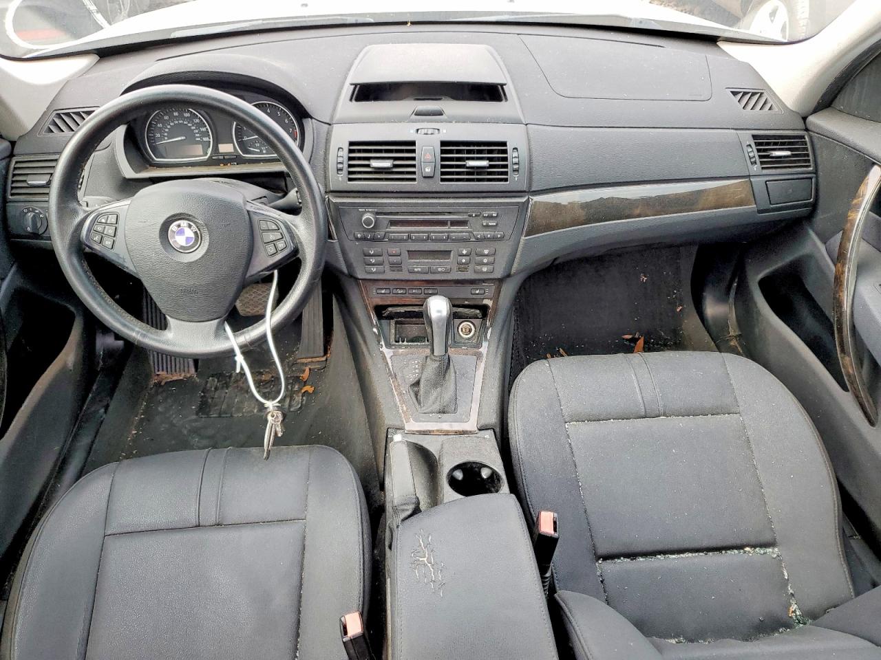 2009 Bmw X3 Xdrive30i Silver vin: WBXPC93479WJ28905