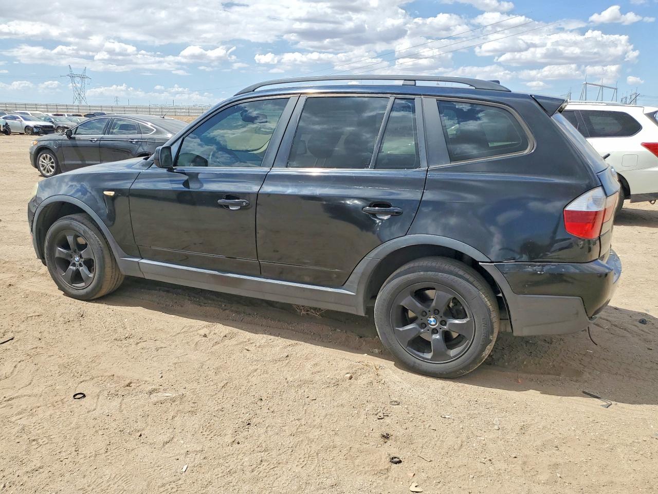 2007 Bmw X3 3.0si Black vin: WBXPC93487WF17178