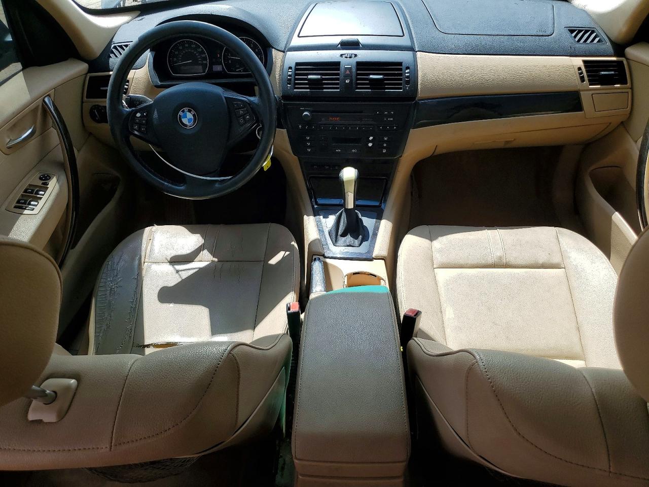 2007 Bmw X3 3.0si Black vin: WBXPC93487WF17178
