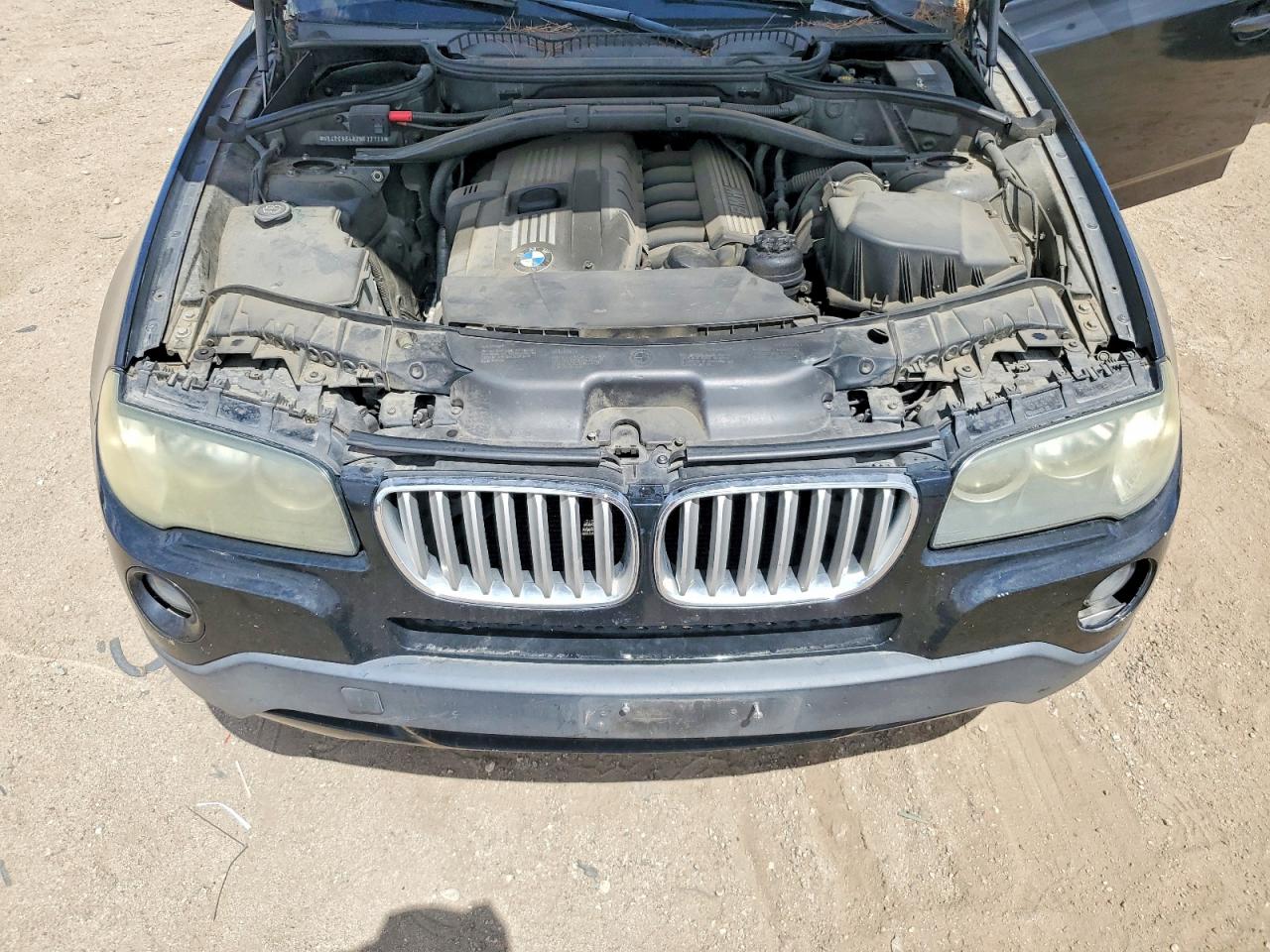 2007 Bmw X3 3.0si Black vin: WBXPC93487WF17178