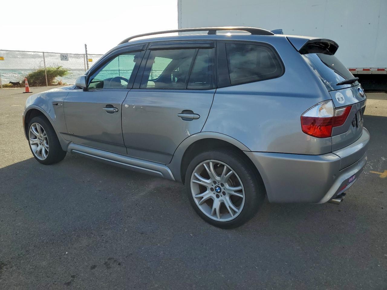 2007 Bmw X3 3.0si Silver vin: WBXPC93487WF23319