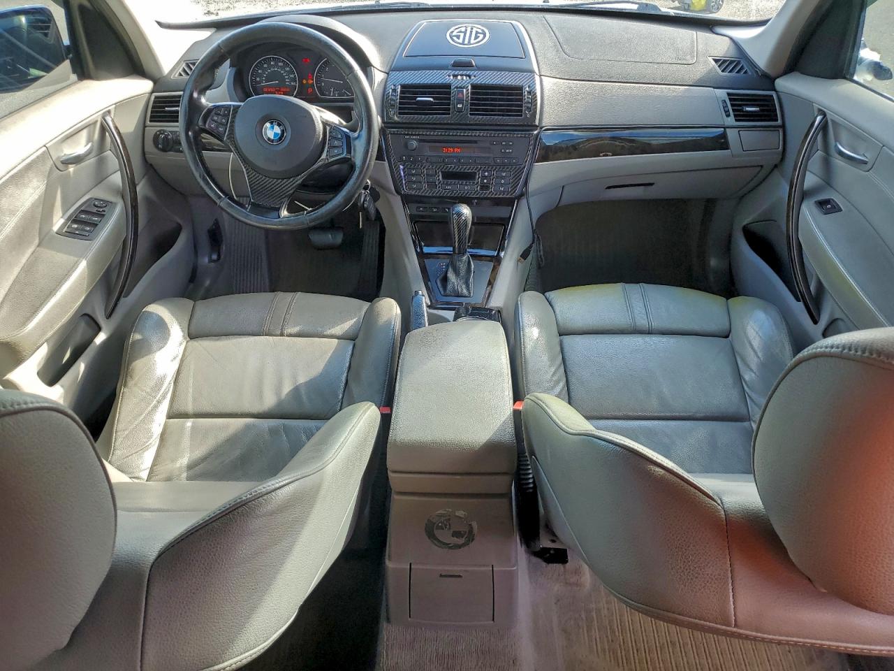 2007 Bmw X3 3.0si Silver vin: WBXPC93487WF23319