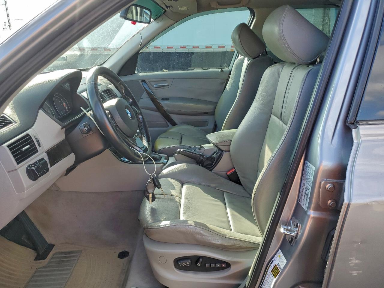 2007 Bmw X3 3.0si Silver vin: WBXPC93487WF23319