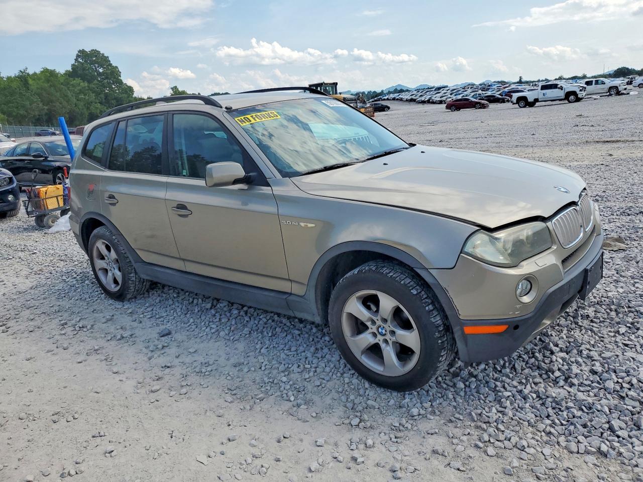 2007 Bmw X3 3.0si Gold vin: WBXPC93487WF26088