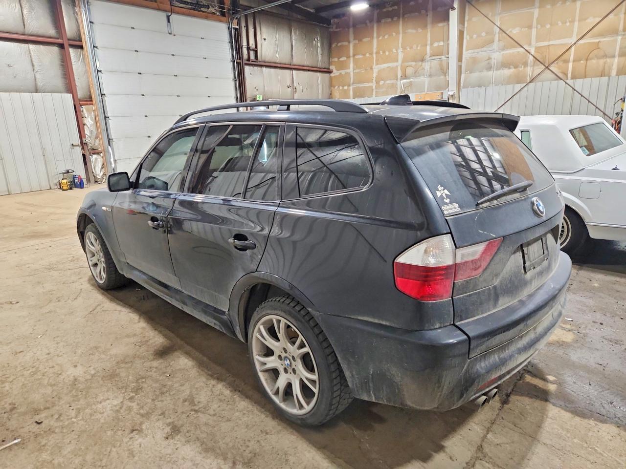 2008 Bmw X3 3.0si Black vin: WBXPC93488WJ19709