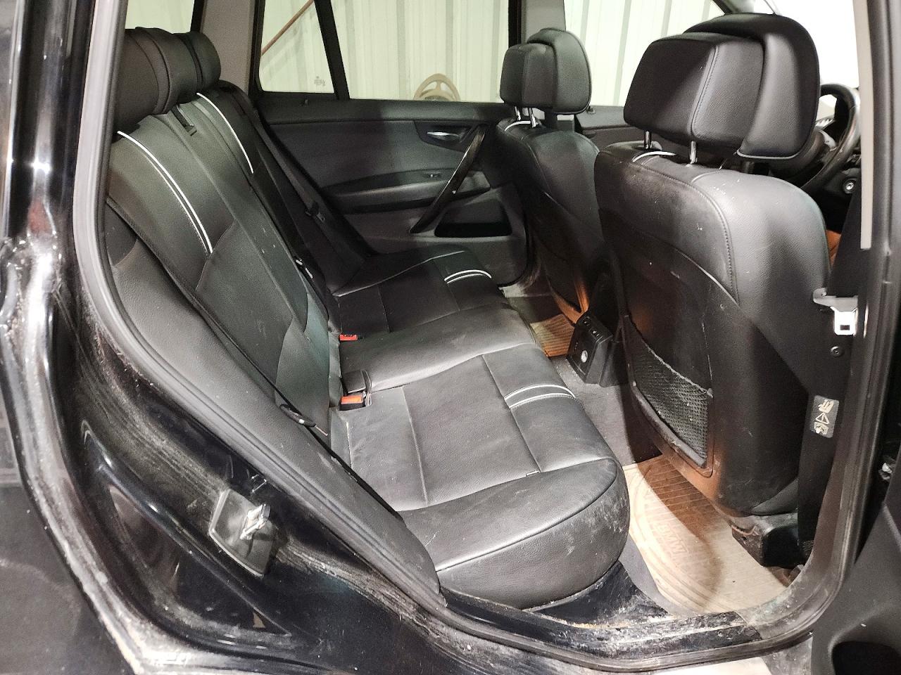 2008 Bmw X3 3.0si Black vin: WBXPC93488WJ19709