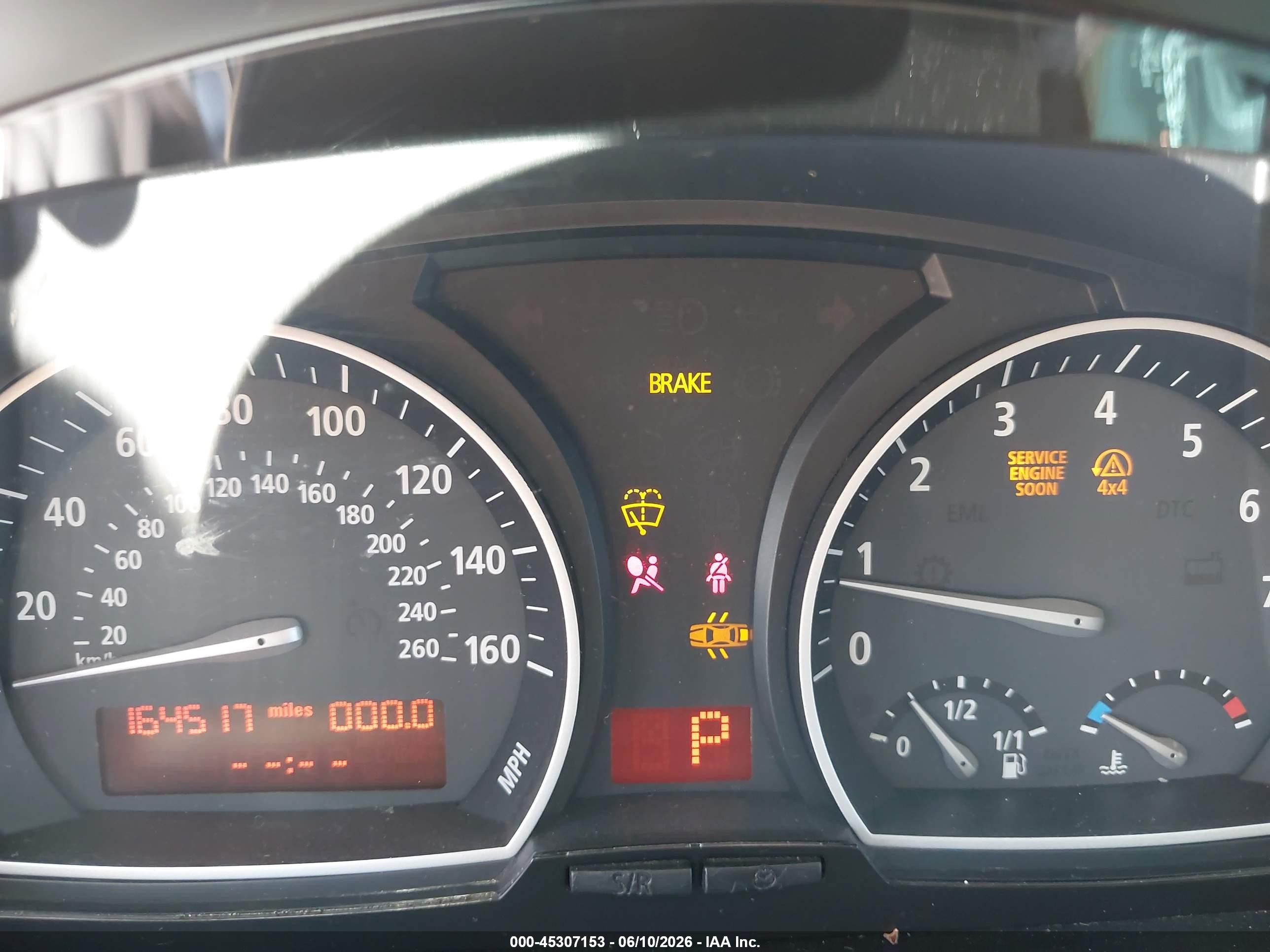 2008 Bmw X3 3.0si Black vin: WBXPC93488WJ20827