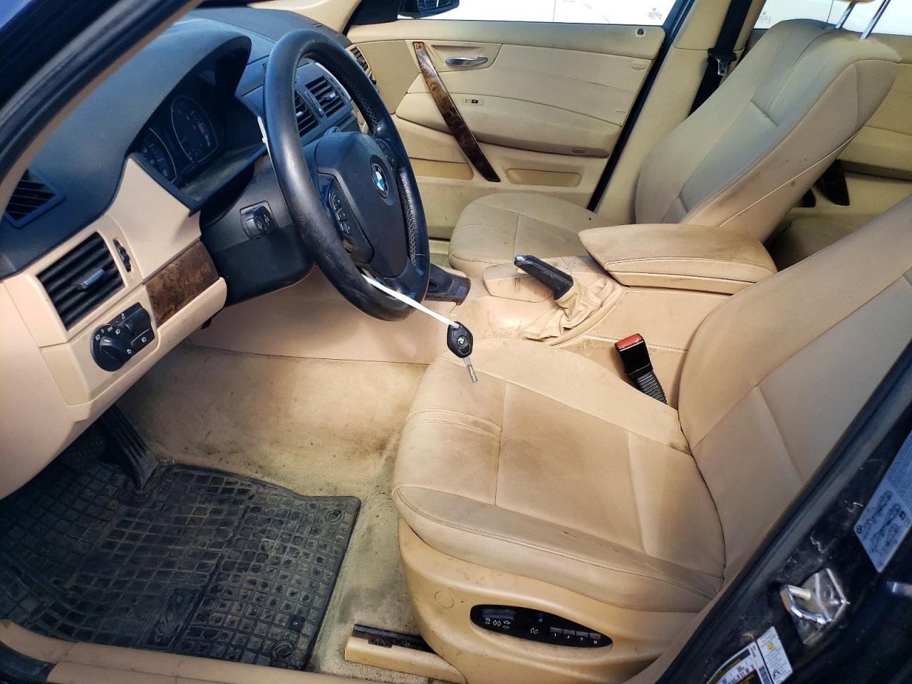 2009 Bmw X3 Xdrive30i Blue vin: WBXPC93489WJ25415