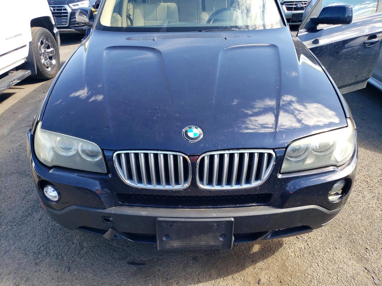 2009 Bmw X3 Xdrive30i Blue vin: WBXPC93489WJ25415