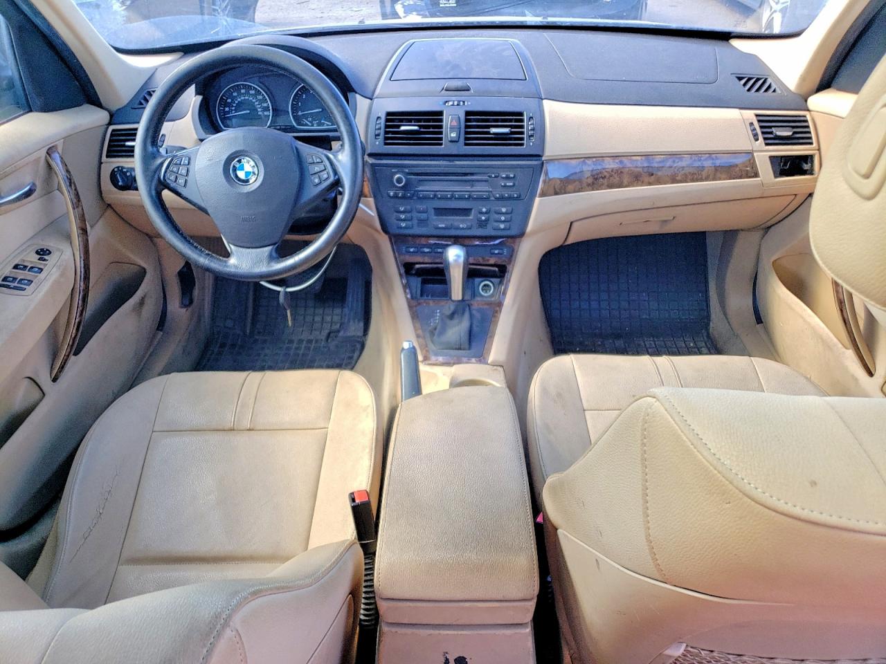 2009 Bmw X3 Xdrive30i Blue vin: WBXPC93489WJ25415