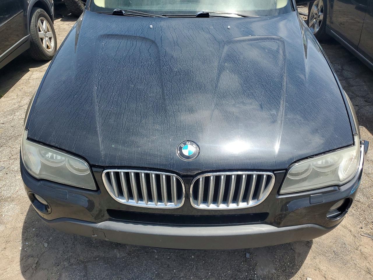 2009 Bmw X3 Xdrive30i Black vin: WBXPC93489WJ28220