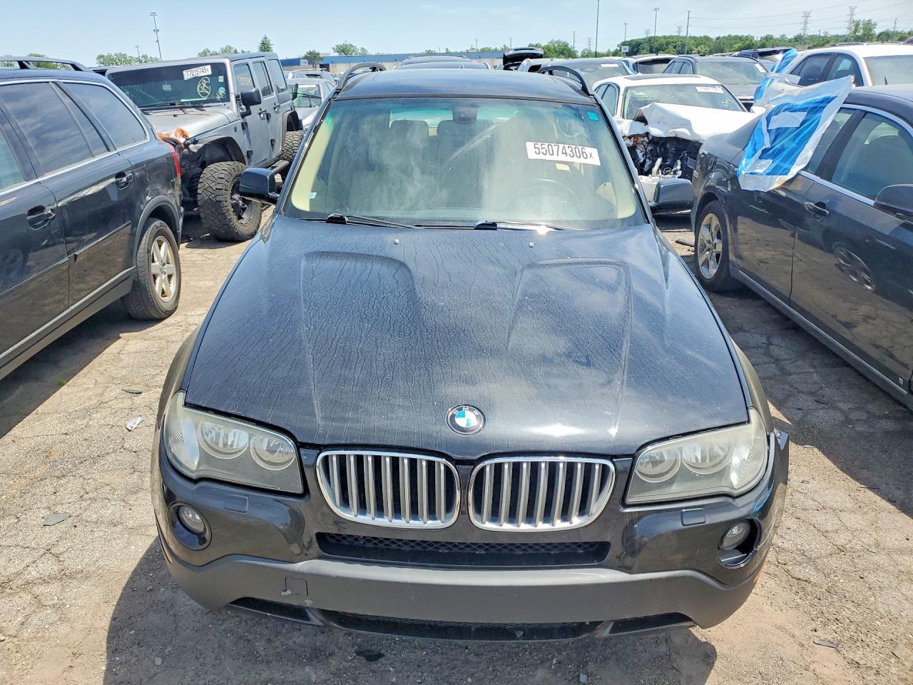2009 Bmw X3 Xdrive30i Black vin: WBXPC93489WJ28220