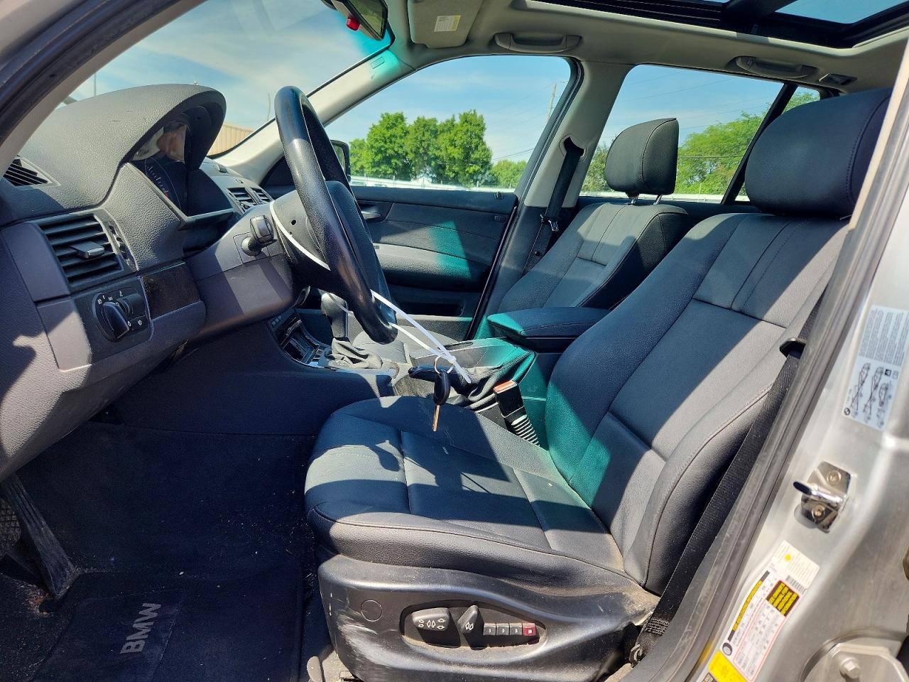 2007 Bmw X3 3.0si Silver vin: WBXPC93497WF02835
