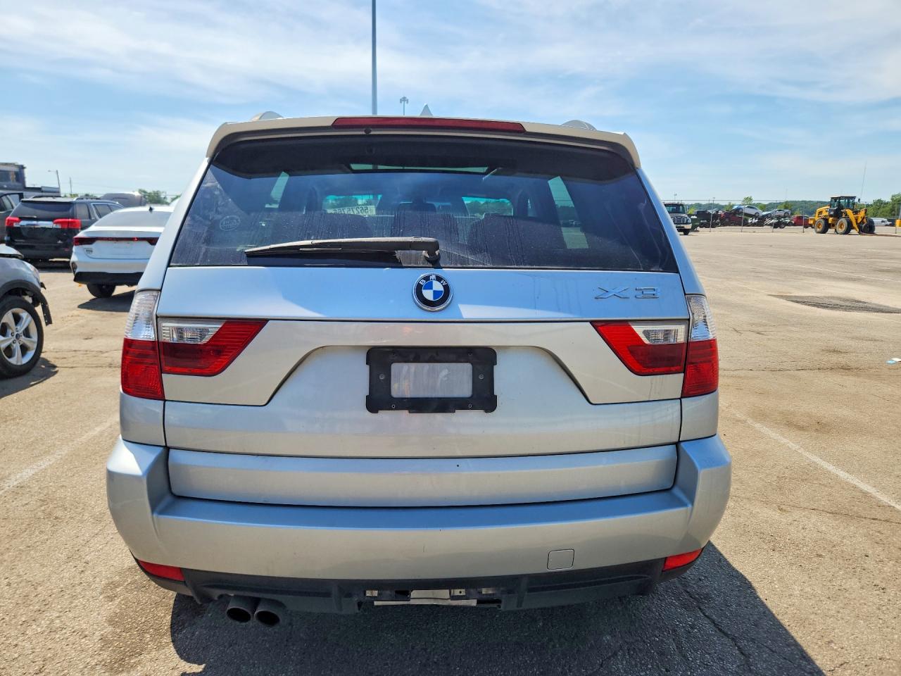 2007 Bmw X3 3.0si Silver vin: WBXPC93497WF02835