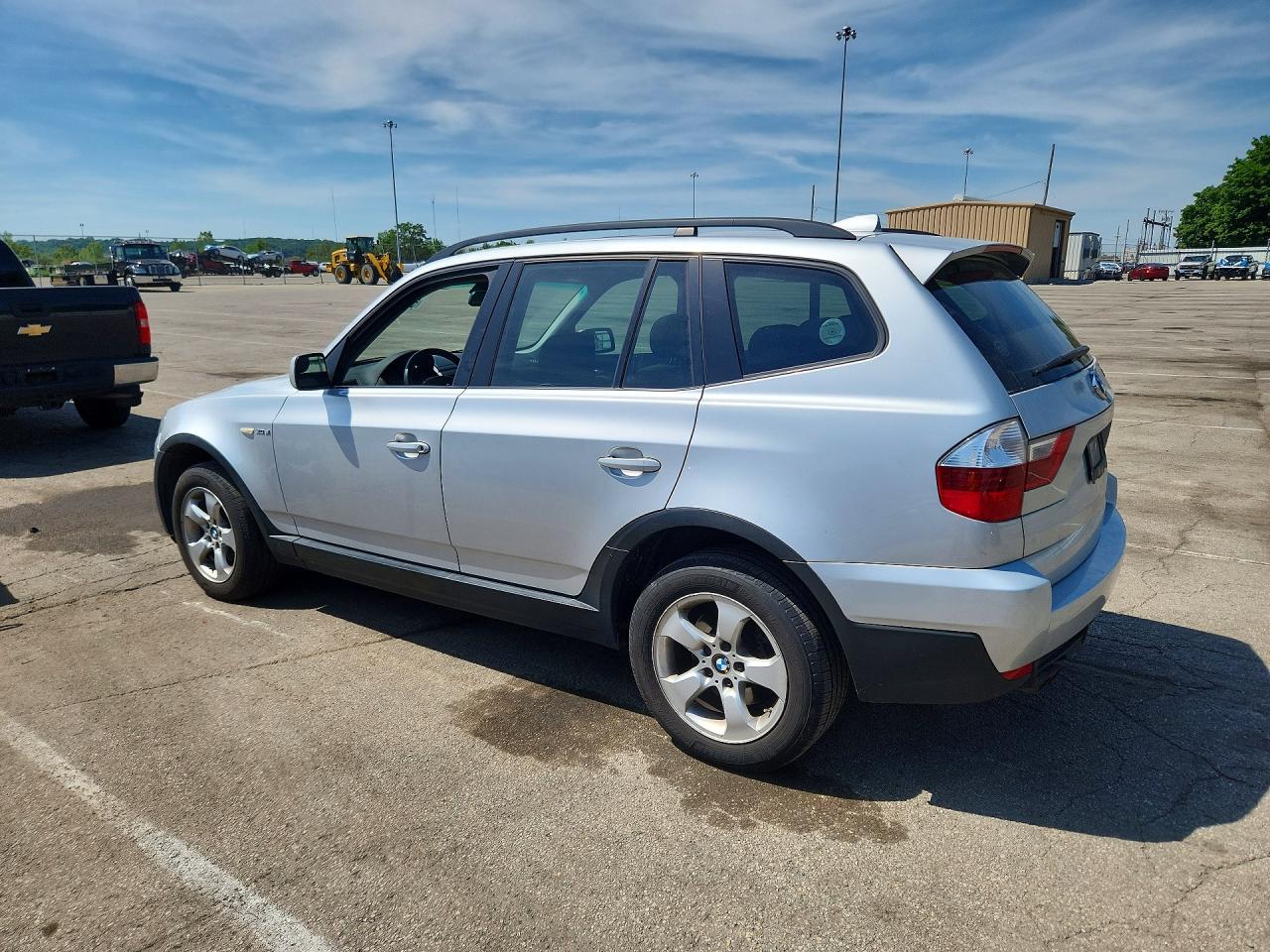 2007 Bmw X3 3.0si Silver vin: WBXPC93497WF02835