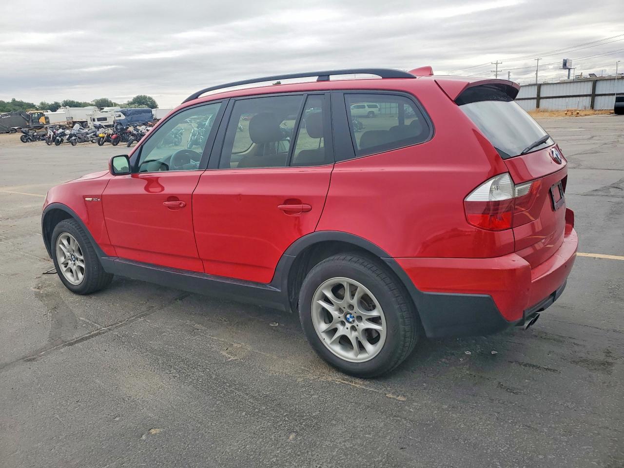 2007 Bmw X3 3.0si Красный vin: WBXPC93497WF09509