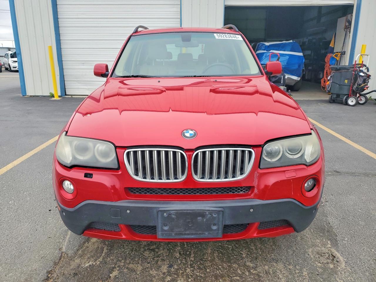 2007 Bmw X3 3.0si Красный vin: WBXPC93497WF09509