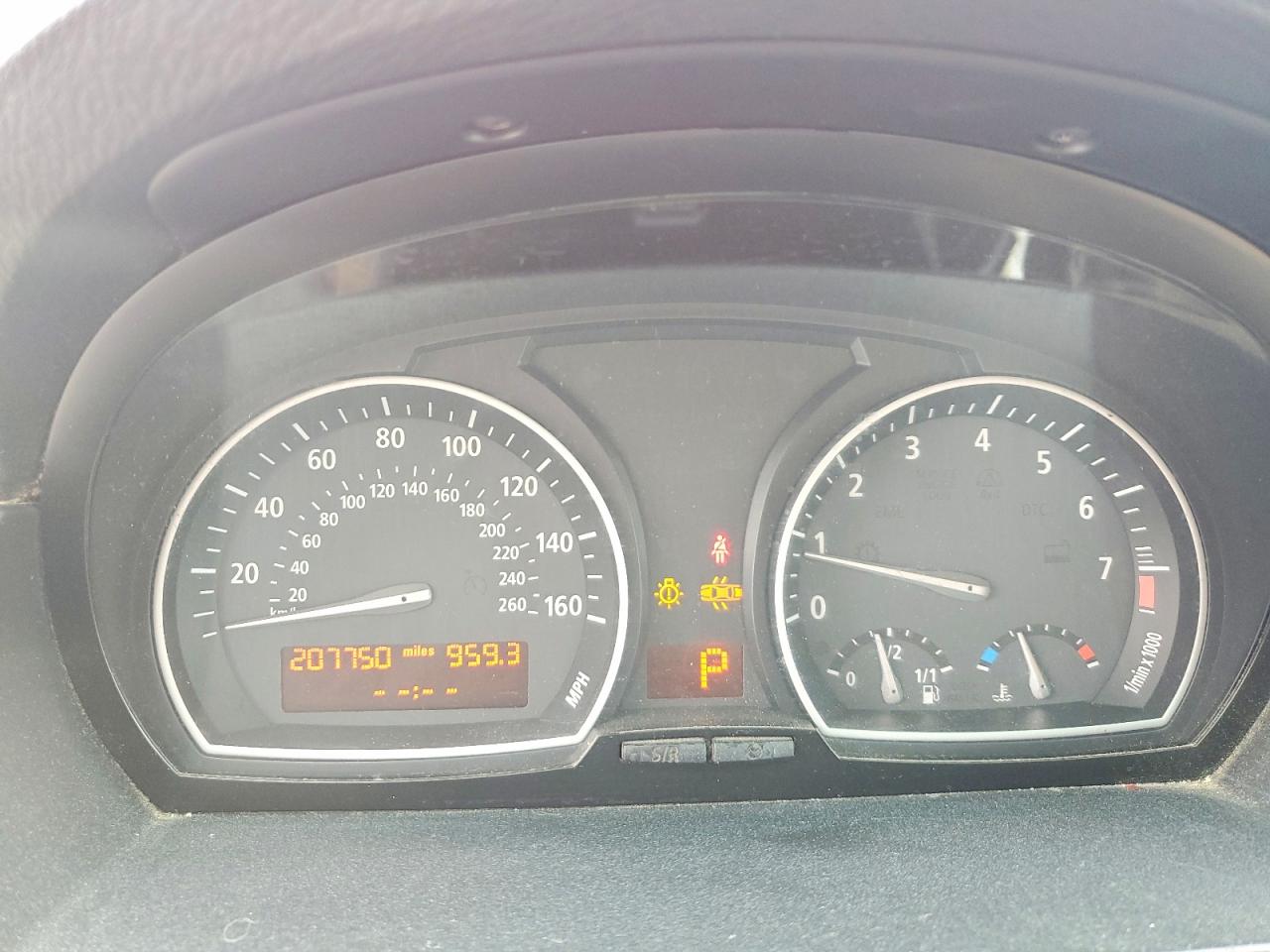 2007 Bmw X3 3.0si Красный vin: WBXPC93497WF09509