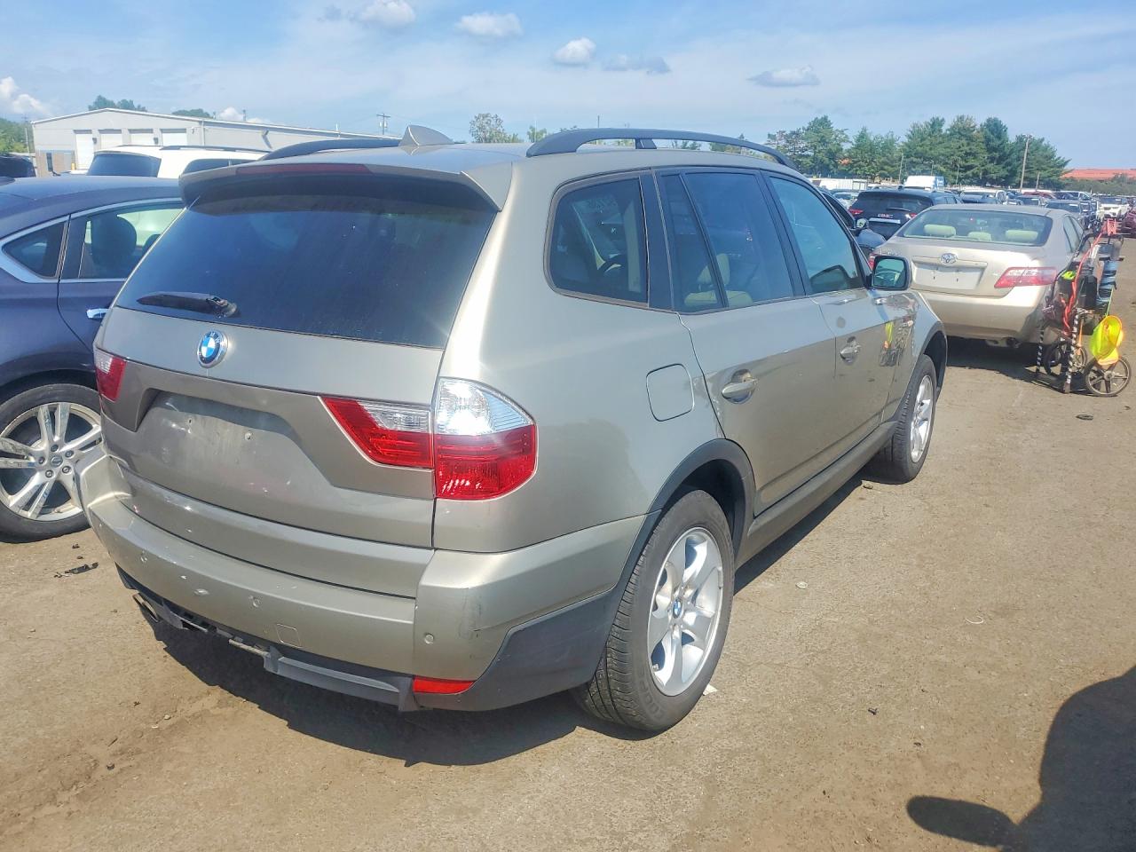 2008 Bmw X3 3.0si Gold vin: WBXPC93498WJ03065