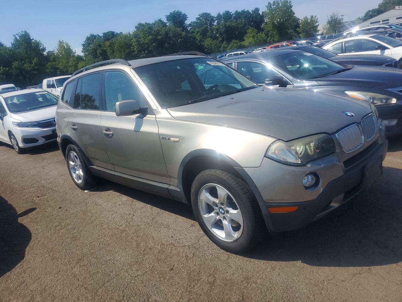 2008 Bmw X3 3.0si Gold vin: WBXPC93498WJ03065