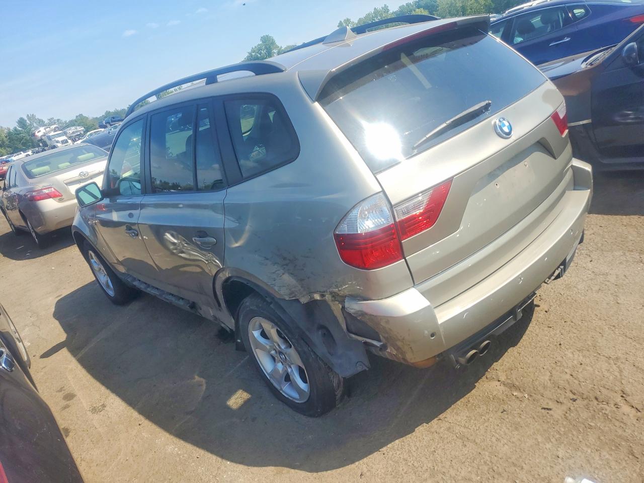 2008 Bmw X3 3.0si Gold vin: WBXPC93498WJ03065