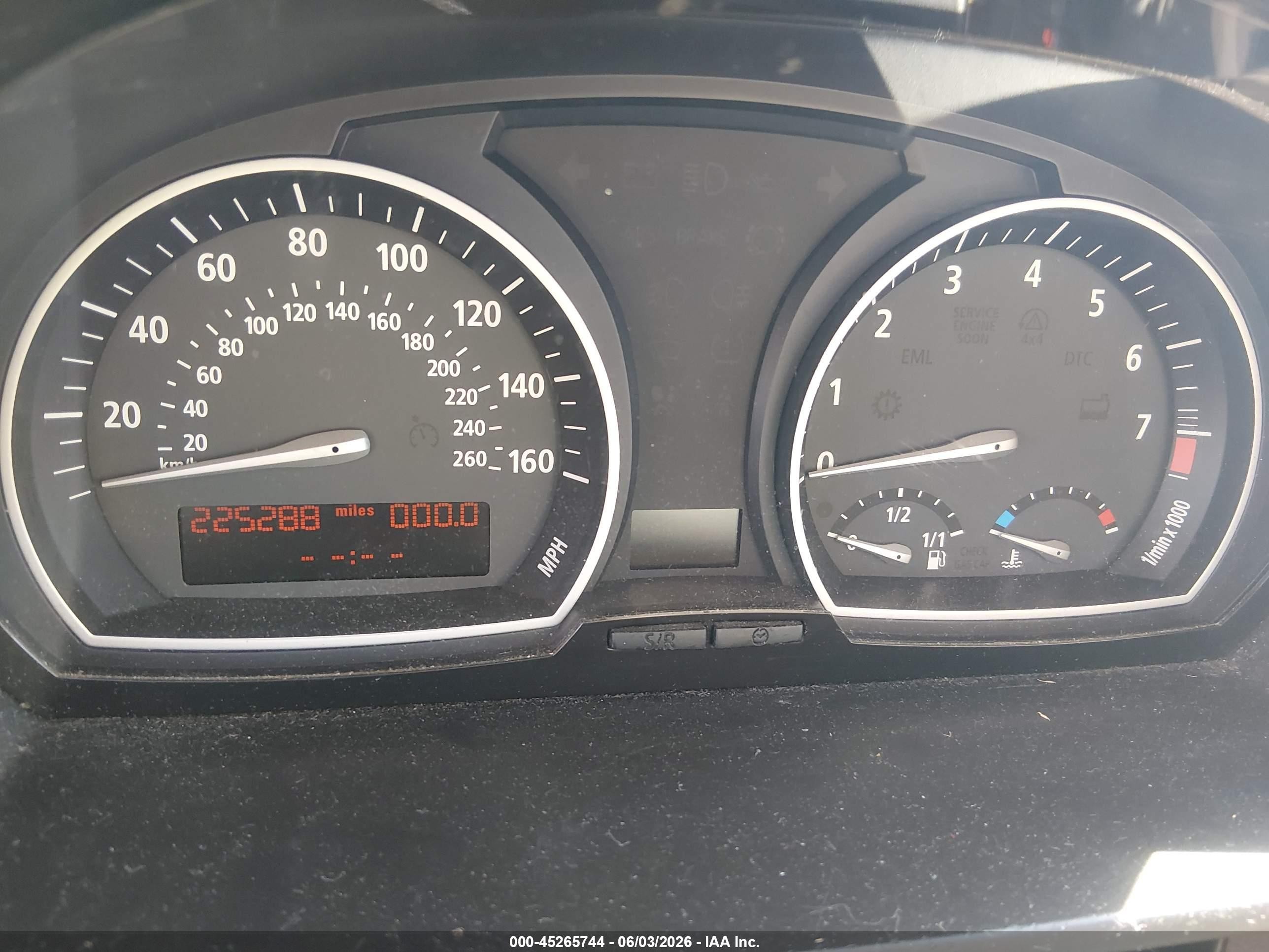 2008 Bmw X3 3.0si White vin: WBXPC93498WJ19430