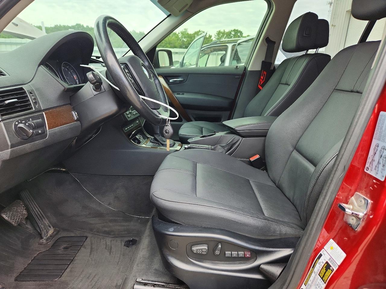 2009 Bmw X3 Xdrive30i Burgundy vin: WBXPC93499WJ29845