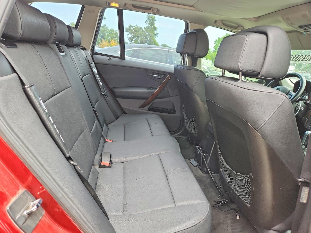 2009 Bmw X3 Xdrive30i Burgundy vin: WBXPC93499WJ29845